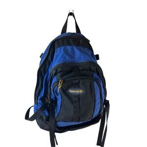 Timberland blue black‎ backpack 19"x16" 3 zippers